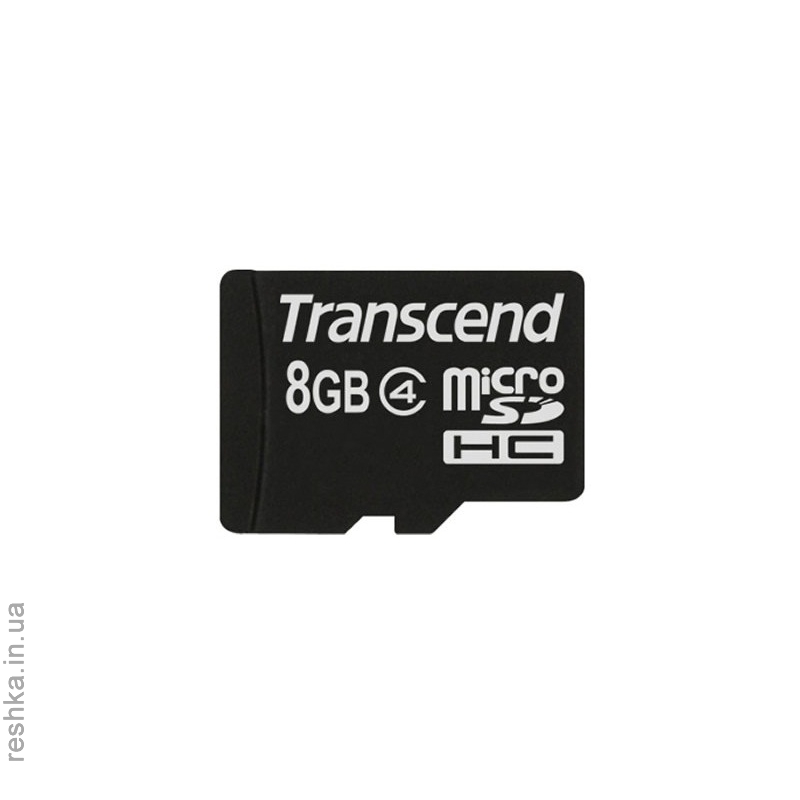 Карта памяти Transcend microSDHC 8 GB Class 4