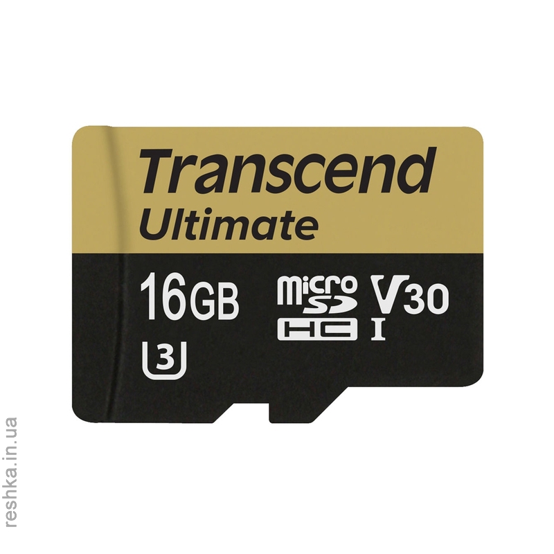 Карта памяти Transcend microSDHC 16GB UHS-I U3 MLC (R95,W45MB/s)