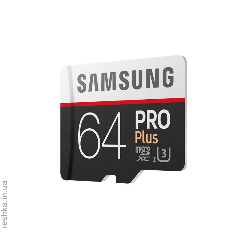 Карта памяти SAMSUNG microSDXC 64GB PRO PLUS UHS-I G3 (R100, W90MB/s)