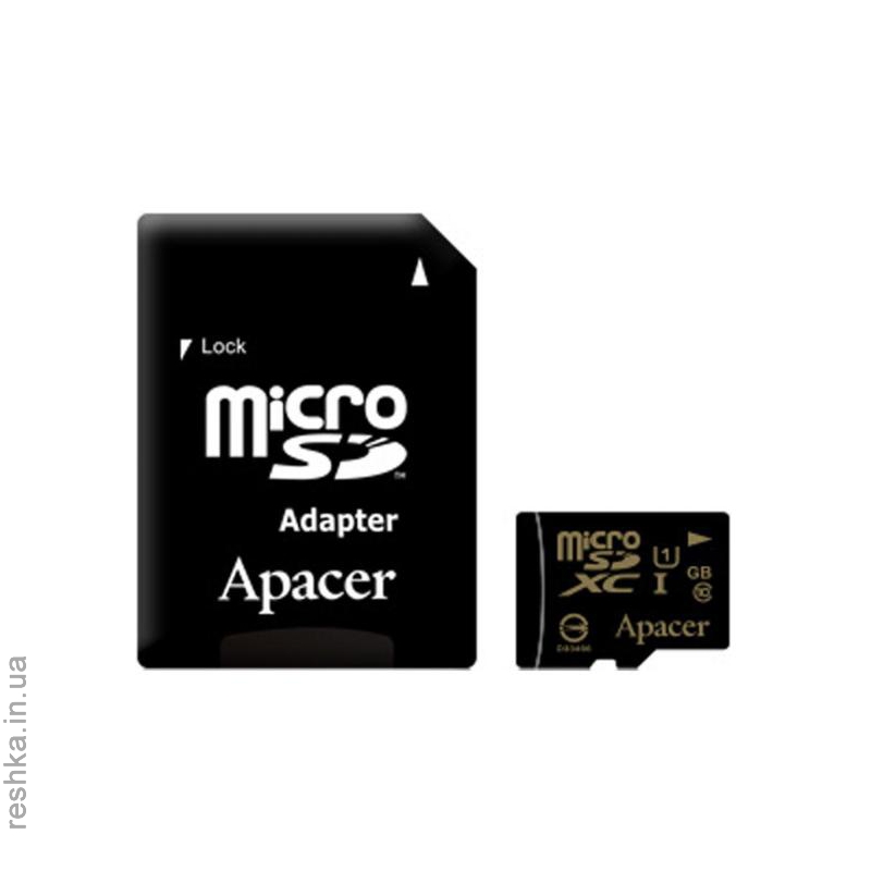 Карта памяти Apacer microSDXC 128GB UHS-I U1+adapter