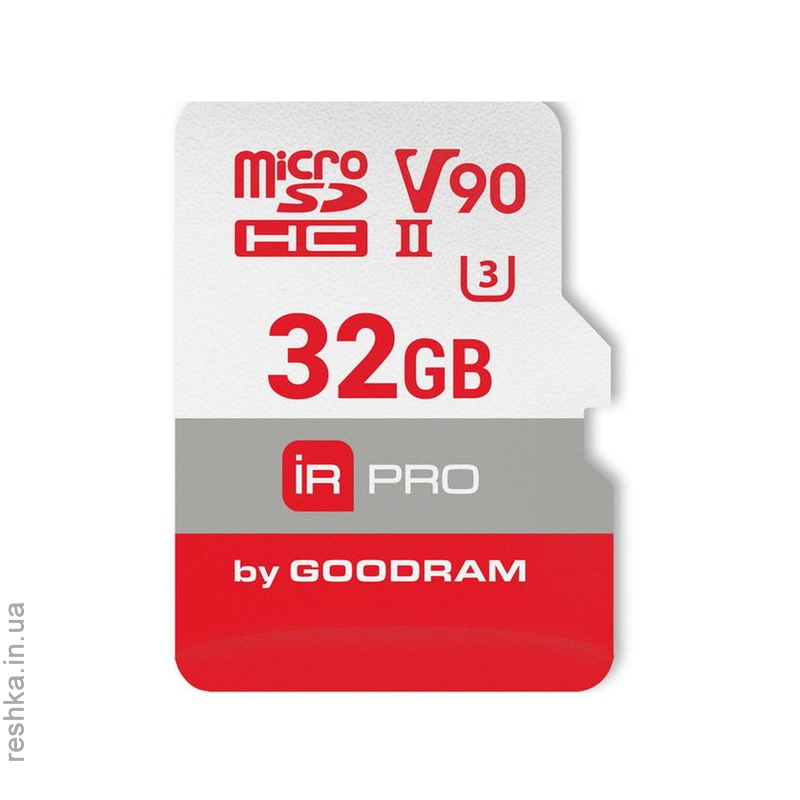 Карта памяти GOODRAM microSDHC 32GB IRDM PRO UHS II V90 U3 (R280/W240)