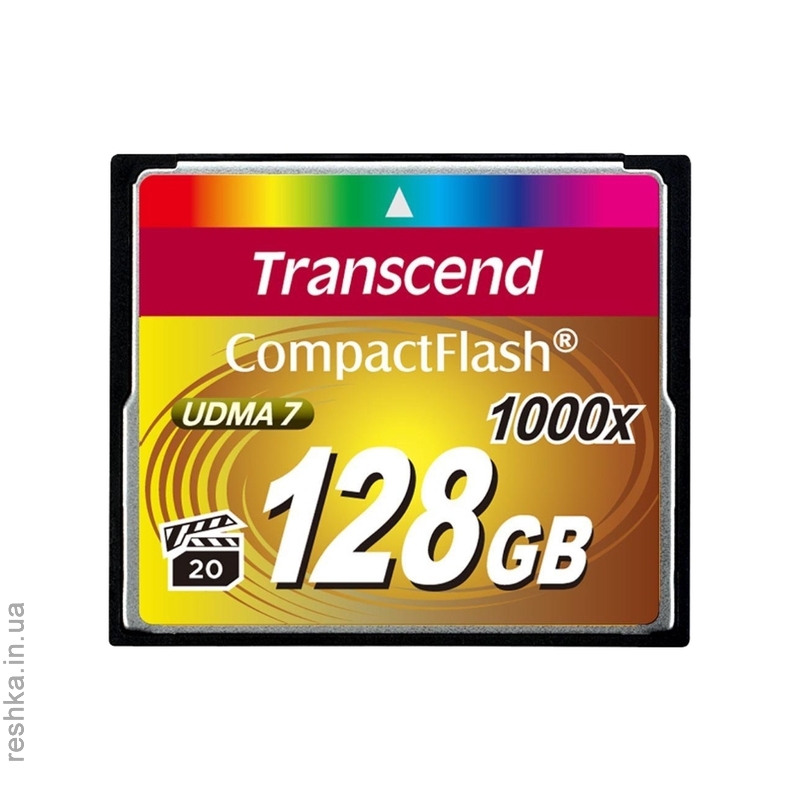 Карта памяти Transcend Compact Flash 128 GB (1000X)