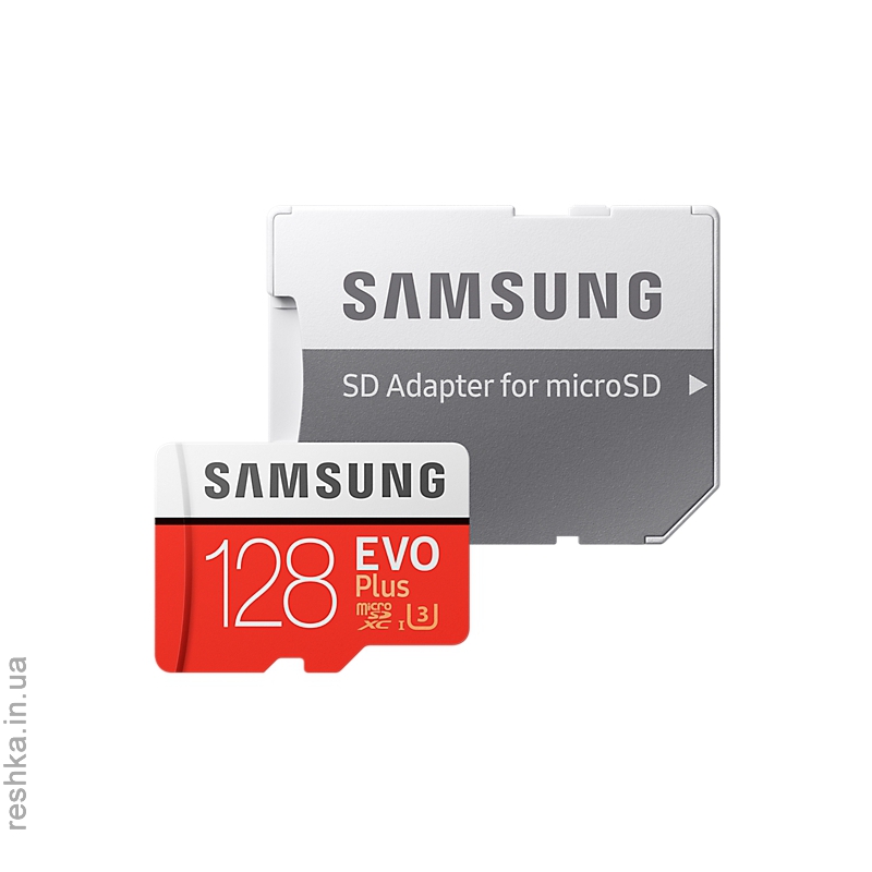 Карта памяти Samsung microSDXC 128GB EVO PLUS UHS-I (R100, W80MB/s)