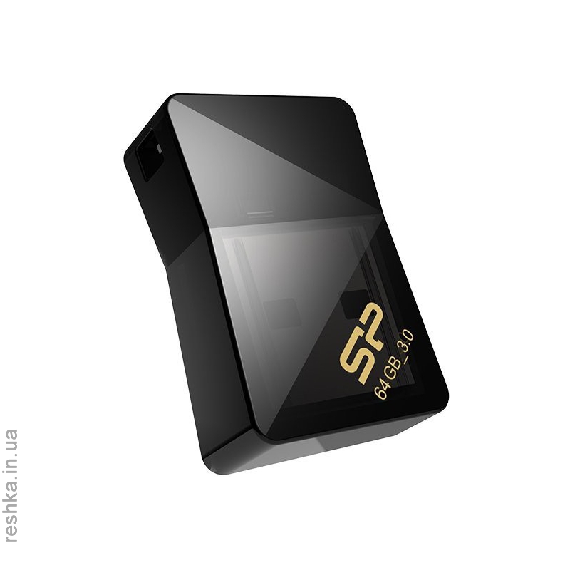 Флешка Silicon-Power  Jewel J08 64GB Black (SP064GBUF3J08V1K)