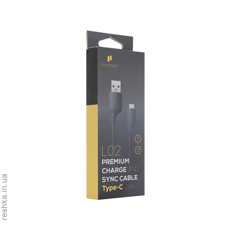 Кабель Puridea L02 - TYPE-C - 1.2m Grey