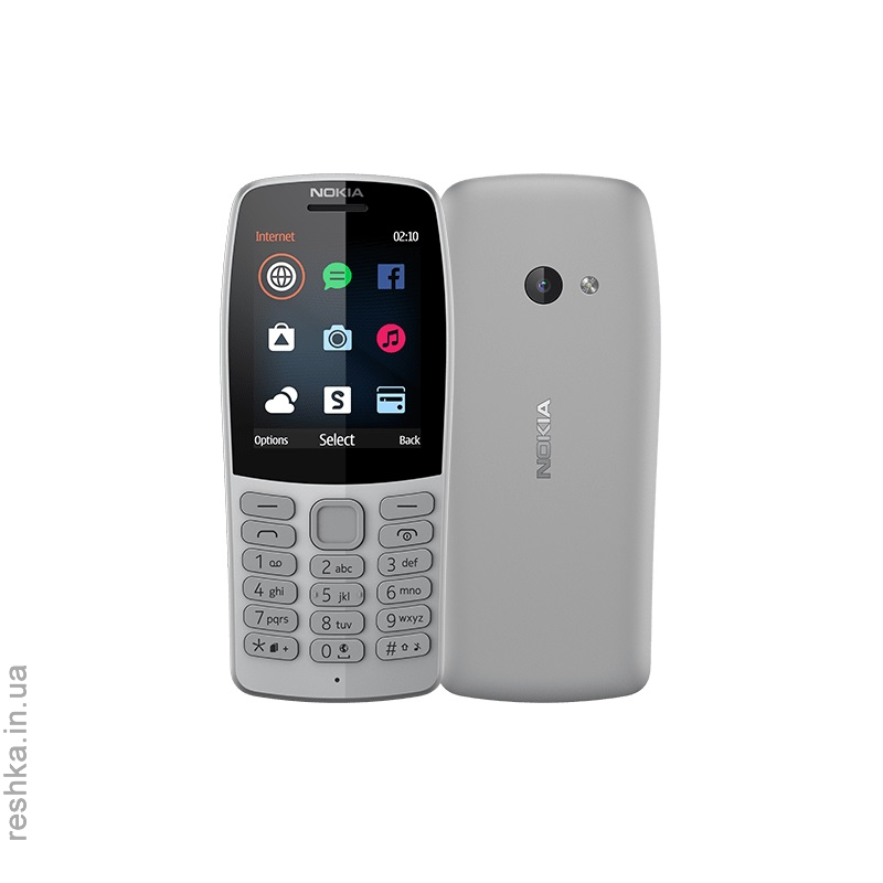 Мобильный телефон Nokia 210 Dual Sim Grey