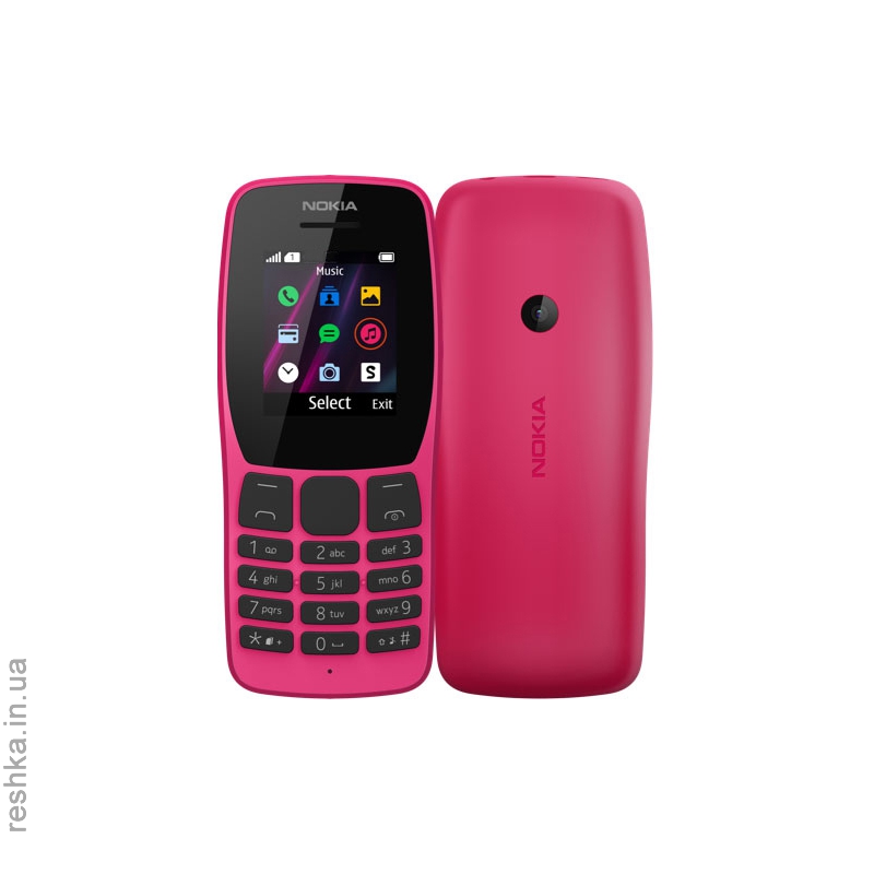 Мобильный телефон Nokia 110 Dual Sim (TA-1192) Pink