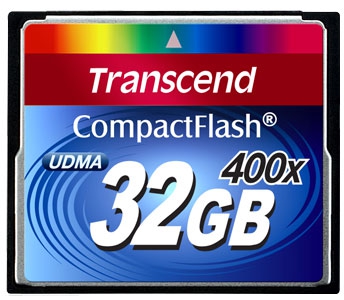Карта памяти Transcend Compact Flash 32 GB (400X)
