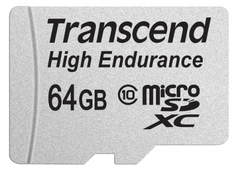 Карта памяти Transcend microSDXC 64 GB Class 10 High Endurance + ad