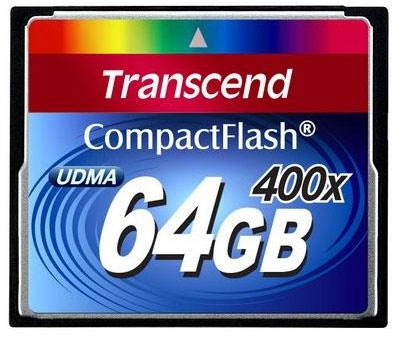Карта памяти Transcend Compact Flash 64 GB (400X)
