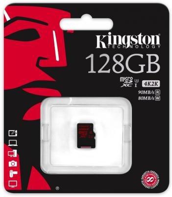 Карта памяти Kingston microSDHC 128GB Class 10 UHS-I U3 R90/W80MB/s