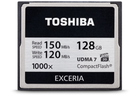 Карта памяти Toshiba Compact Flash 128 Gb 1000x (R150, W120MB/s)
