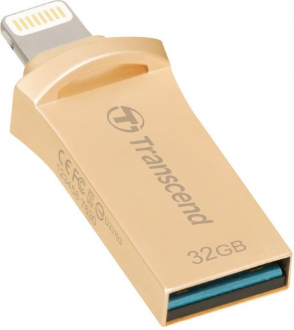 Флешка Transcend  JetDrive Go 500 32GB Gold (TS32GJDG500G)