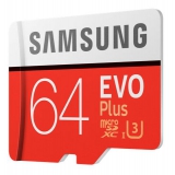 Карта памяти SAMSUNG microSDXC 64GB EVO PLUS UHS-I (R100, W60MB/s)