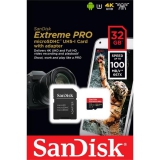 Карта памяти SANDISK microSDHC 32GB Extreme Pro A1 C10 V30 U3 100MB/s