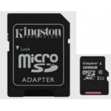 Карта памяти Kingston microSDXC 128 Gb UHS-I+adapter U1 (R45, W10MB/s)