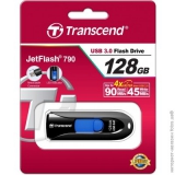 Flash Drive Transcend JetFlash 790 128 GB USB 3.0 Black