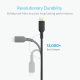 Кабель Anker Powerline II Lightning - 0.9 м V2 (Black)